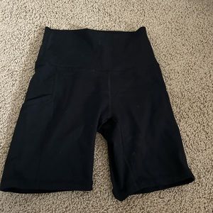 black aerie biker shorts